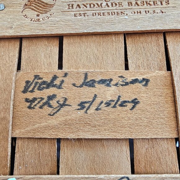 Longaberger Yankee Candle Handmade Basket With Candle and Made with Love Charm - Picture 7 of 15